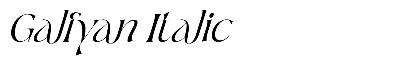 Galfyan Italic